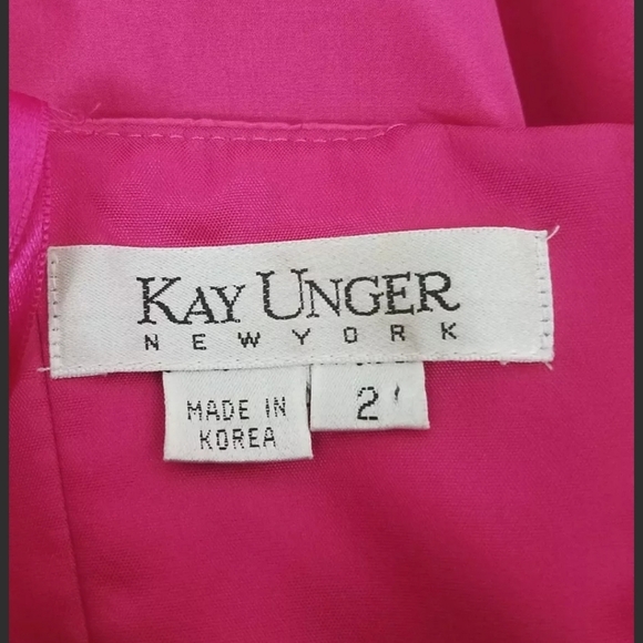 Kay Unger Tea Length Strapless Dress 2 - Picture 5 of 11